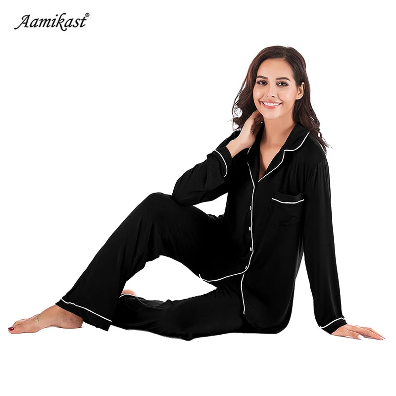 Aamikast Women’s Fleece Pajamas – Stay Cozy in Style