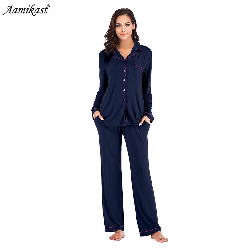 Aamikast Women’s Fleece Pajamas – Stay Cozy in Style