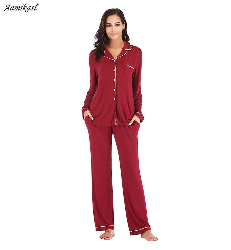 Aamikast Women’s Fleece Pajamas – Stay Cozy in Style