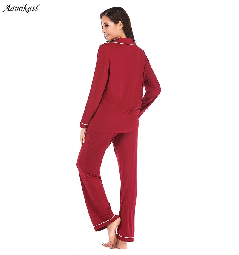 Aamikast Women’s Fleece Pajamas – Stay Cozy in Style