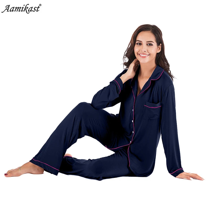 Aamikast Women’s Fleece Pajamas – Stay Cozy in Style