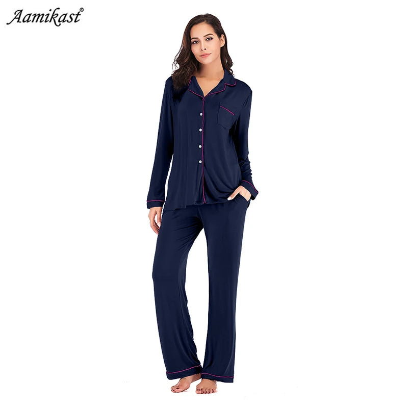 Aamikast Women’s Fleece Pajamas – Stay Cozy in Style