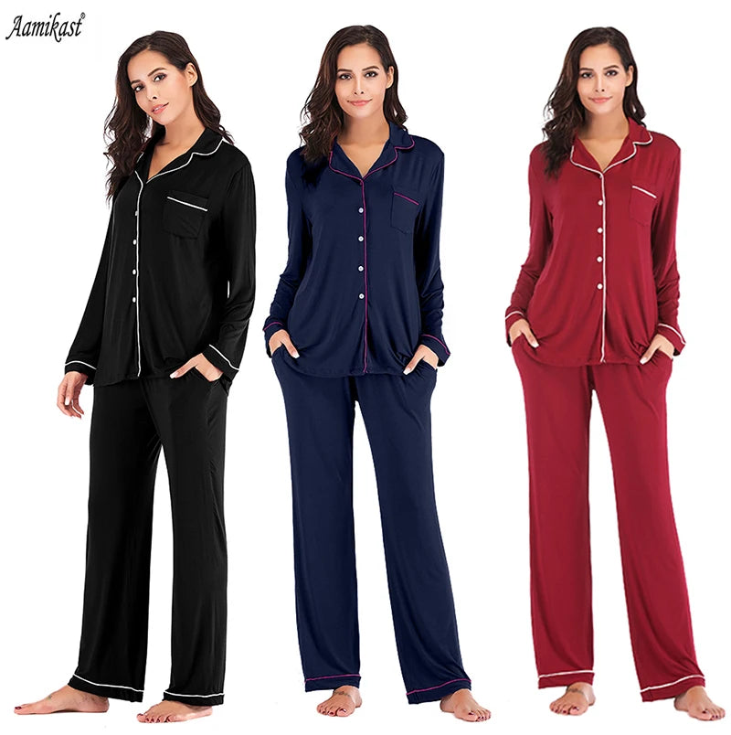 Aamikast Women’s Fleece Pajamas – Stay Cozy in Style