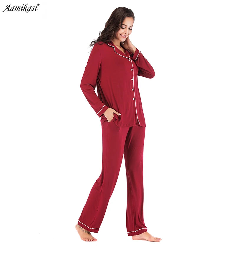 Aamikast Women’s Fleece Pajamas – Stay Cozy in Style