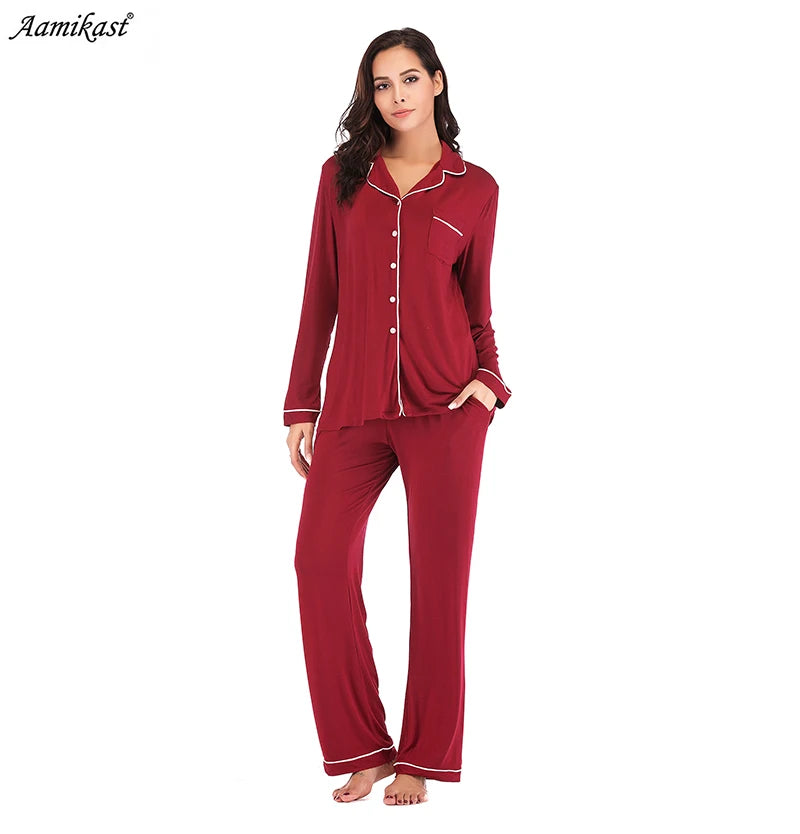 Aamikast Women’s Fleece Pajamas – Stay Cozy in Style