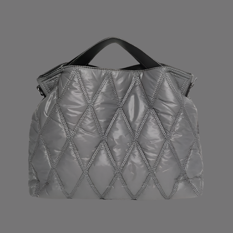 **"Designer Rhombus Quilted Shoulder Bag"**  
Handpicked for Tye Meshun's Boutique, this spacious nylon crossbody tote features a padded design and chic rhombus quilting—perfect for blending luxury style with everyday funct