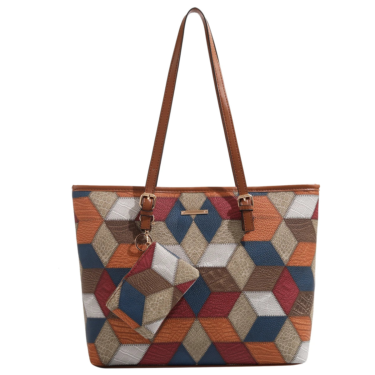 **"Women's Cross Pattern Shoulder Bag"**  Discover simple sophistication with Tye Meshun's cross pattern shoulder bag. Crafted with elegance in mind, this fashion-forward accessory is perfe