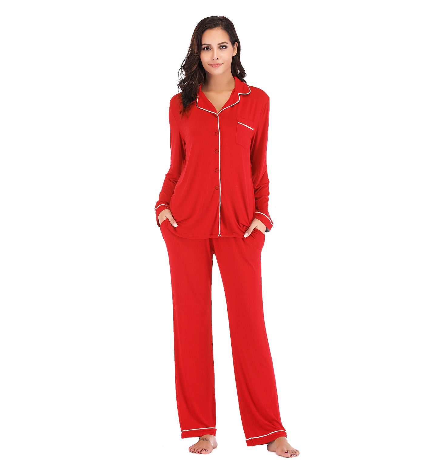 Aamikast Women’s Fleece Pajamas – Stay Cozy in Style