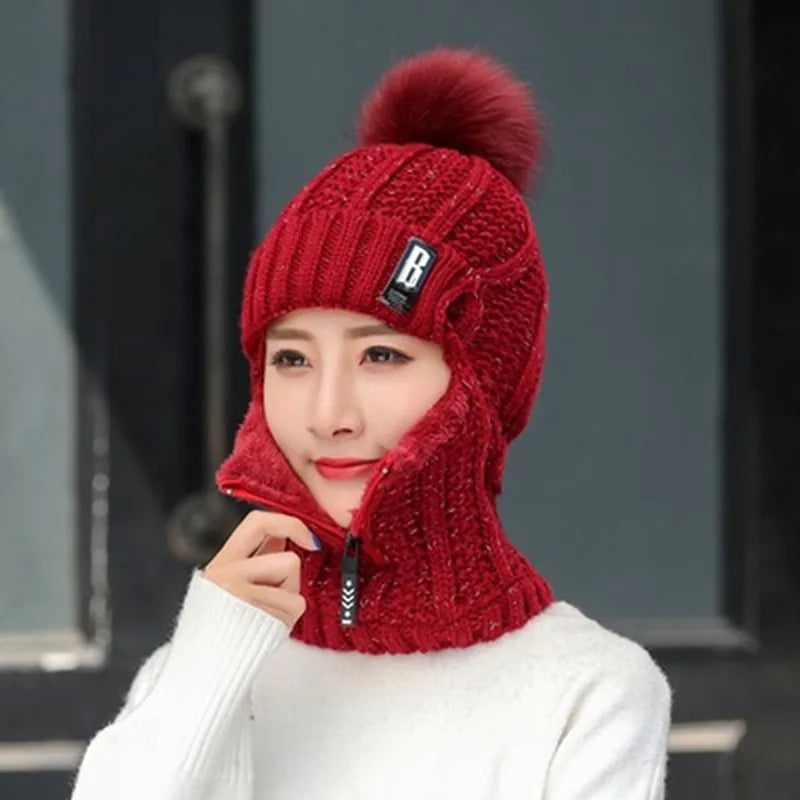 Women's Winter Knit Set - Hat, Scarf & Gloves | Tye Meshun's Boutique