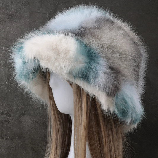 Oversized Faux Fur Bucket Hat - Soft & Stylish | Tye Meshun's Boutique