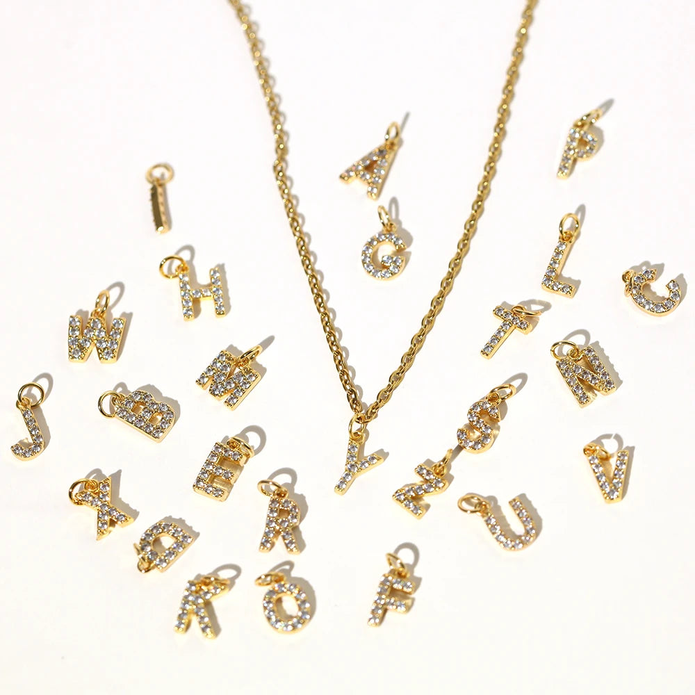 **"A-Z Letter Pendant Necklaces"**  
Handpicked for Tye Meshun's Boutique, these chic stainless steel necklaces let you shine with a personalized initial. Perfect for everyday layering or gifting, they add a hint of sparkle t