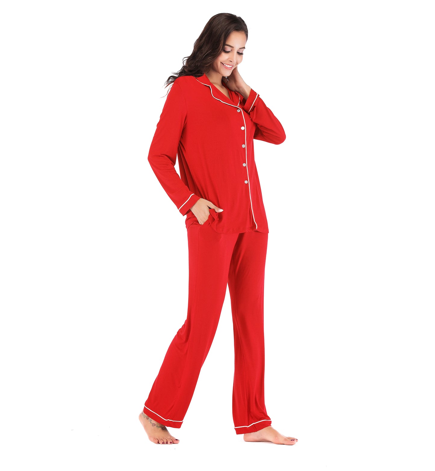 Aamikast Women’s Fleece Pajamas – Stay Cozy in Style