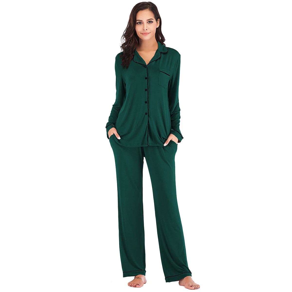 Aamikast Women’s Fleece Pajamas – Stay Cozy in Style