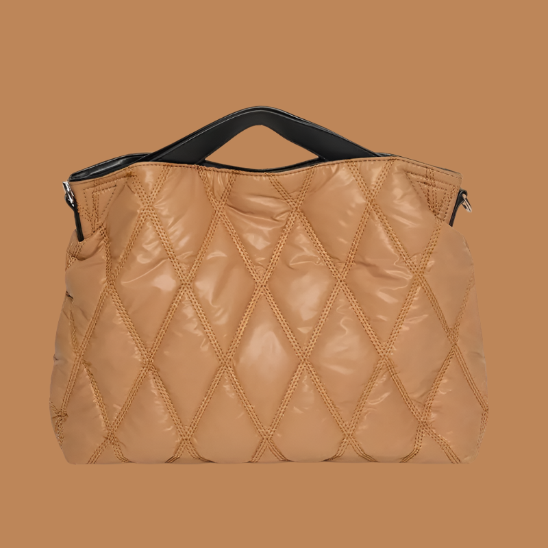 **"Designer Rhombus Quilted Shoulder Bag"**  
Handpicked for Tye Meshun's Boutique, this spacious nylon crossbody tote features a padded design and chic rhombus quilting—perfect for blending luxury style with everyday funct