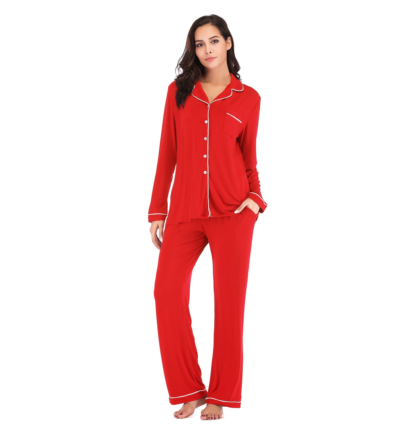 Aamikast Women’s Fleece Pajamas – Stay Cozy in Style