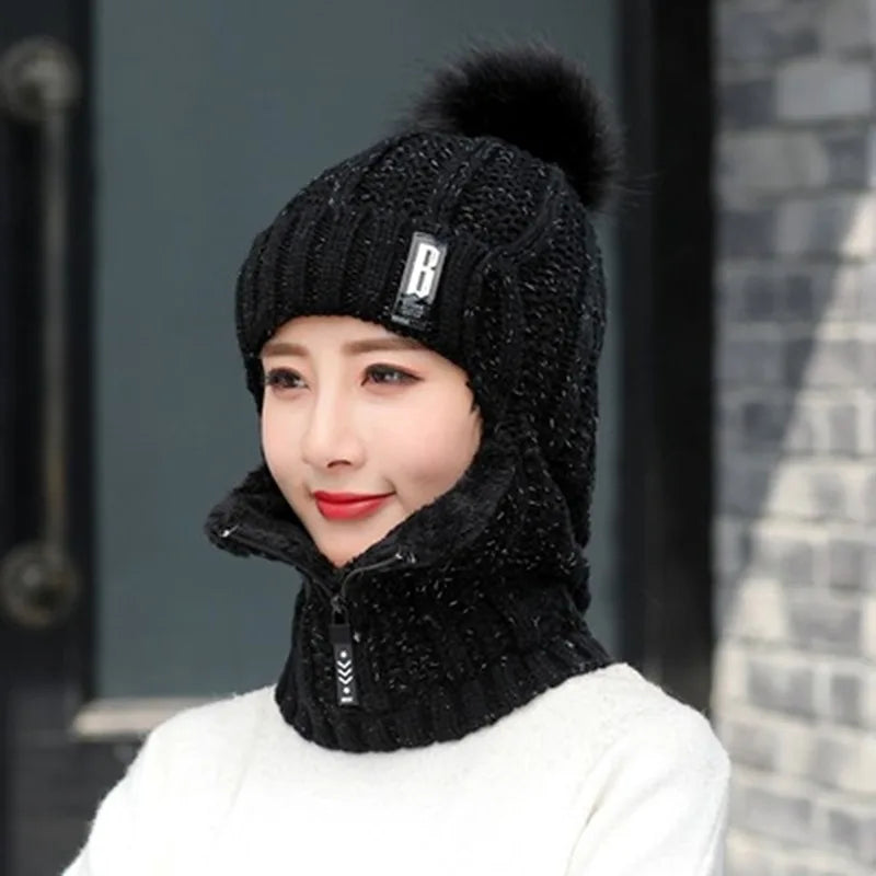 Women's Winter Knit Set - Hat, Scarf & Gloves | Tye Meshun's Boutique