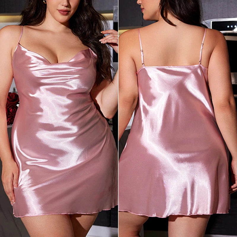 **"Women's Pink Satin Wedding Robe"**  
Wrap yourself in romance with Tye Meshun's elegant satin long robe. Perfect for brides, plus-size silhouettes, or casual loungewear, this kimono-inspired gown exudes effortless glamour.